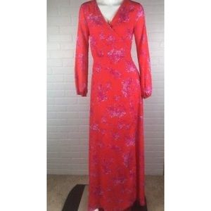 Gianni Bini Floor-Length Wrap Dress